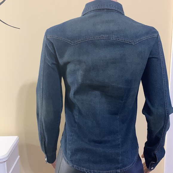 🔥Vintage Denim Pearl Snap Western Shirt🔥 - Picture 3 of 3